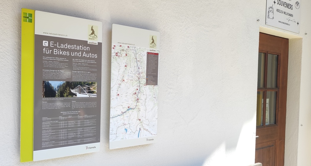 E-Bike Ladestation, Gasthaus Alpenrose, Innerferrera (nsp_img_ab8376e)