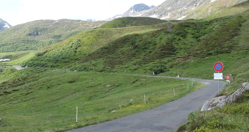 Beginn der Wanderung