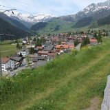 Blick zurück nach Sedrun