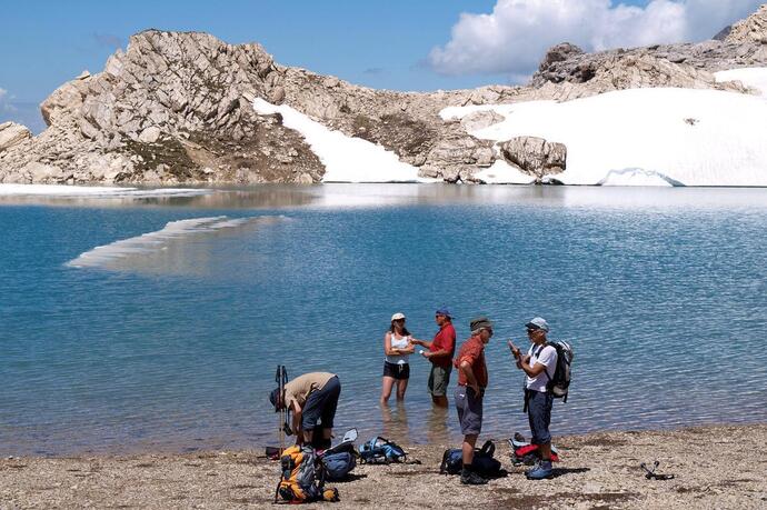 Lago sotto Fuorcla digl Leget