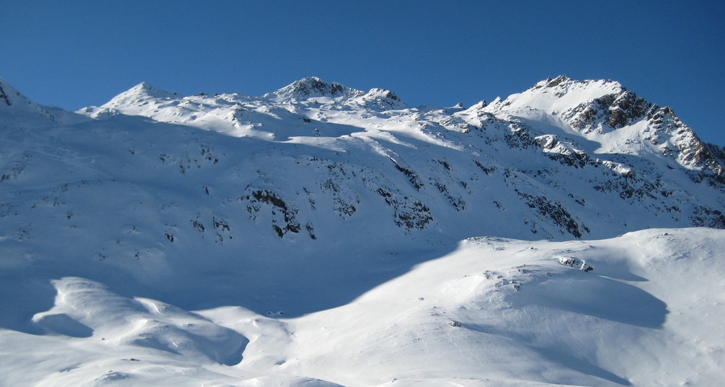 Piz Badus mit Abfahrt Ost