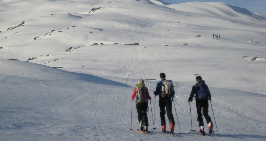 Genussvoller Aufstieg über den breiten Rücken