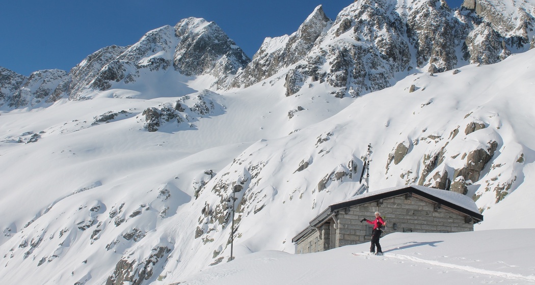 Hütte im Val MIlar, unser Pausenplatz