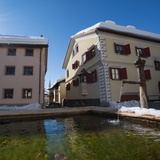 Centre du village de Sent