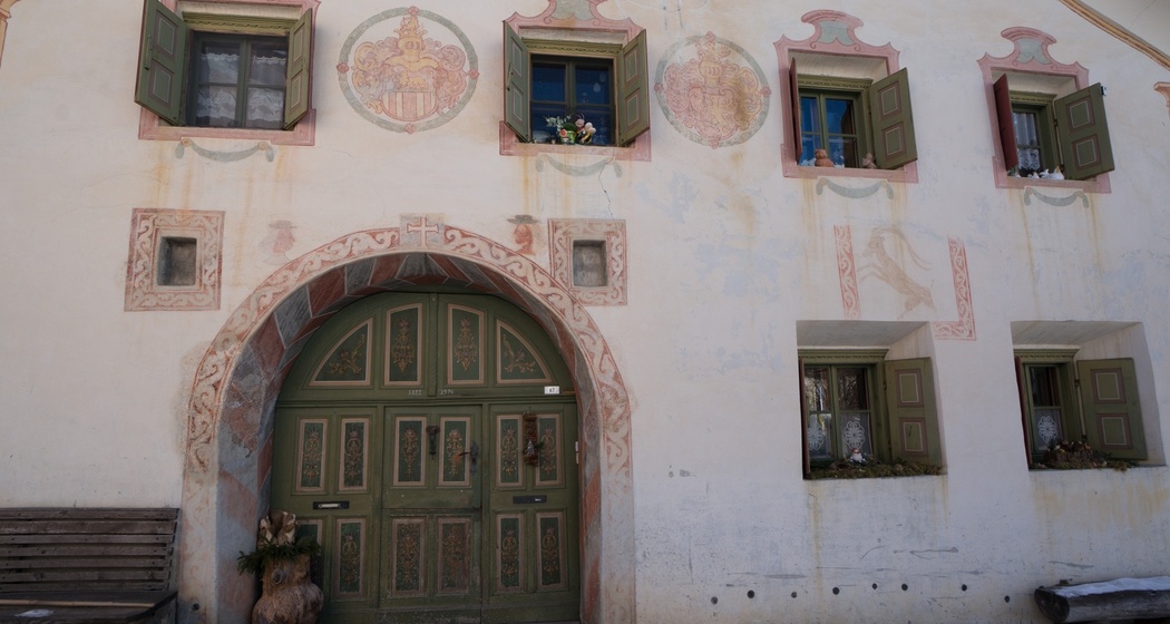 traditionelles Haus in Sent