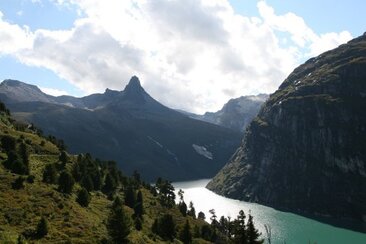 Blick auf Zerfreilasee und Zerfreilahorn