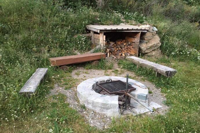 Feuerstelle Peil; Foto: Remo Tönz