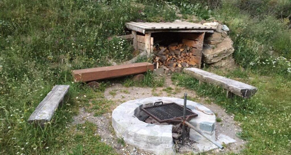 Feuerstelle Peil; Foto: Remo Tönz