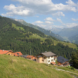 Blick über Pany aufs hintere Prättigau