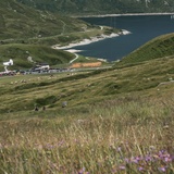 Regard en arrière vers le col de Lukmanier