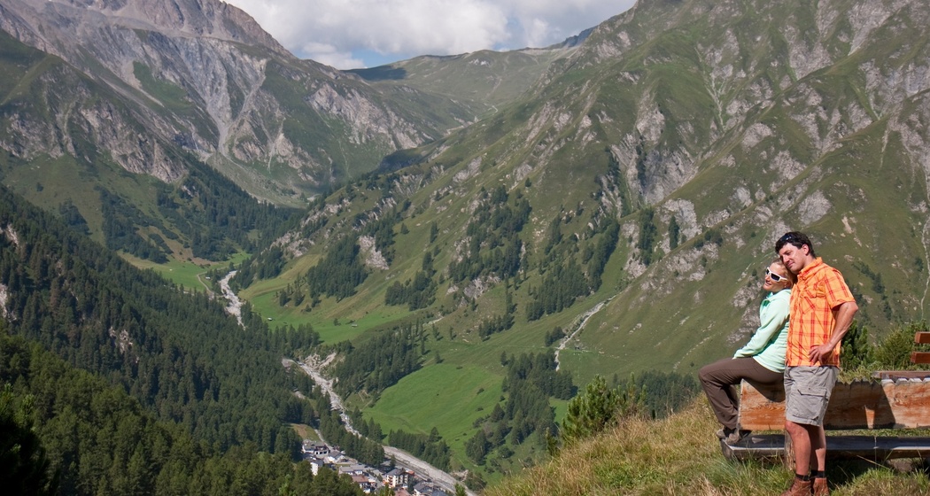 Val Motnaida, Blick über Samnaun