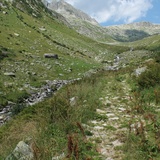 Aufstieg durch das Val Milà