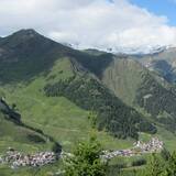 Vista sulla valle di Samnaun