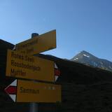 Val Maisas with a view of the Muttler