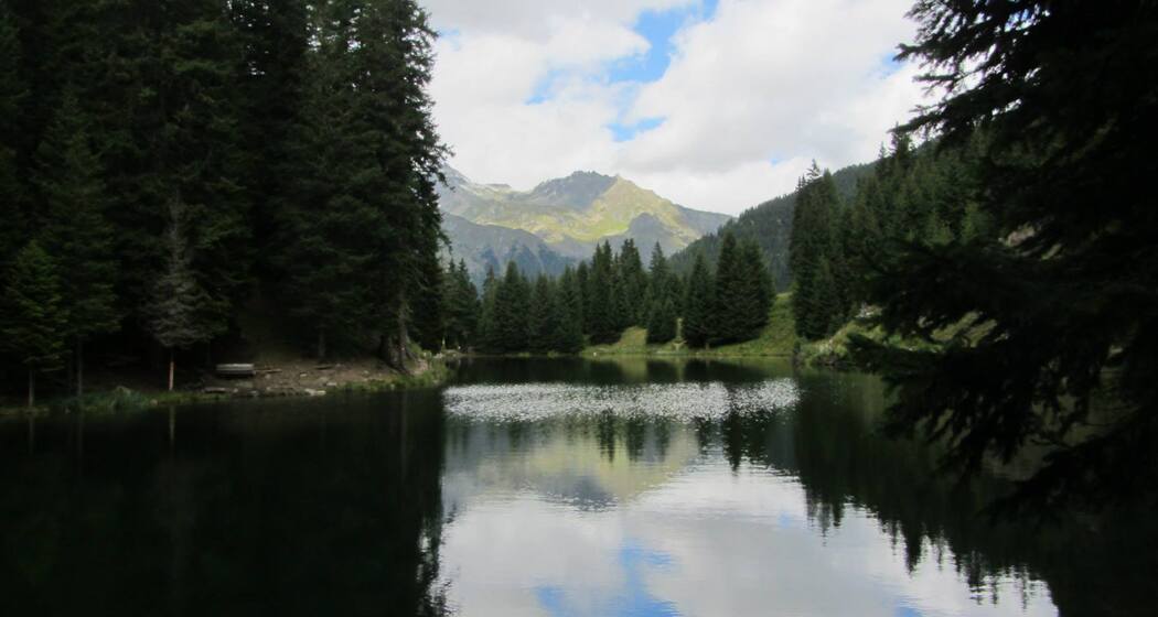 Ironbike, Schwarzsee auf der Pardatschalpe