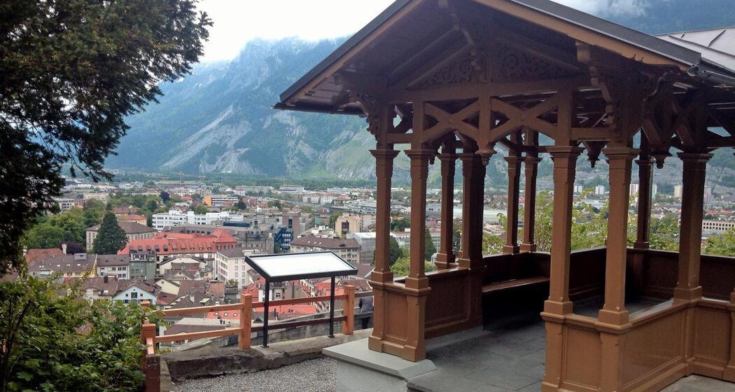 Haldenhüttli oberhalb Arosarank