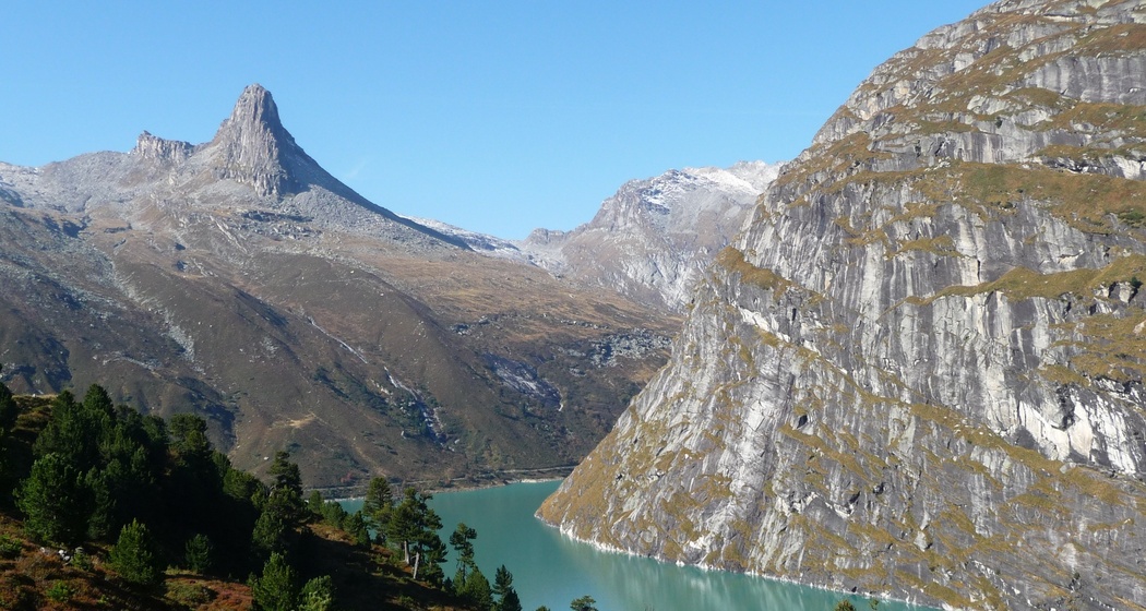 Aussicht oberhalb Zerfreila-Staumauer