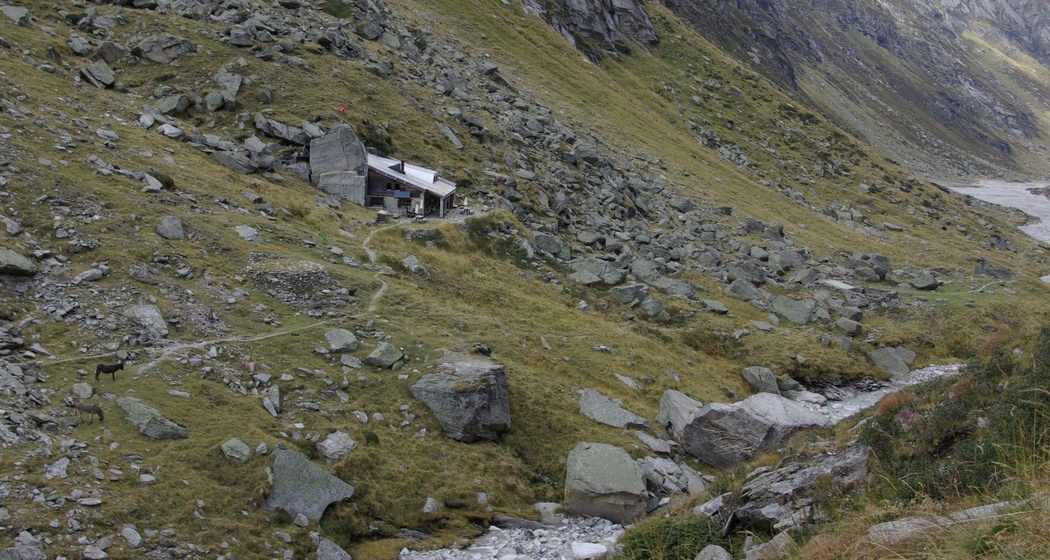 Länta Hütte SAC; Foto: Hubert Hodel