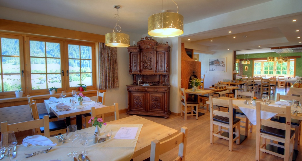 Das renovierte Restaurant im Hotel Helvetia