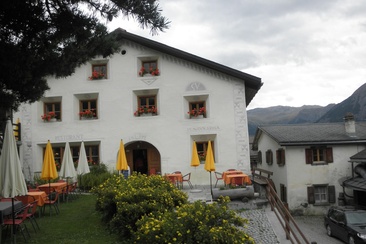 Die Pension Arina von aussen