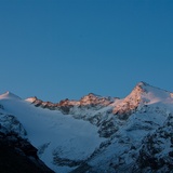 Vue en direction du Rheinwaldhorn ; photo : Hubert Hodel