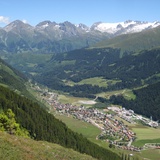 Sedrun auf Höhe des Uaul Flurin