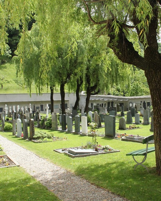 Poschiavo, cimitero della chiesa protestante