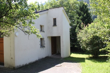 Atelier di Wolfgang Hildesheimer presso il Poschiavino