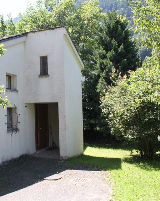 Atelier di Wolfgang Hildesheimer in riva al Poschiavino