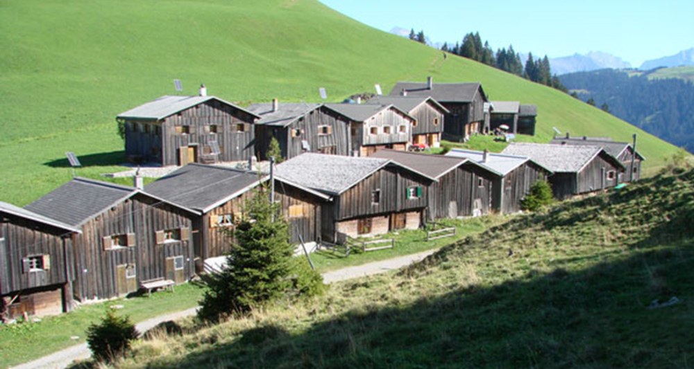 Walsersiedlung Stams zwischen Rheintal und Prättigau