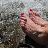 Acqua fresca per i piedi stanchi