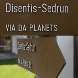 Cartello del percorso planetario