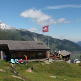 Hütte Las Palas mit Blick ins Tal