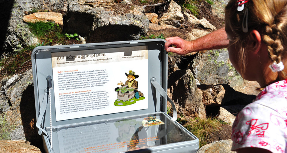 Eines der Kaffelöcher