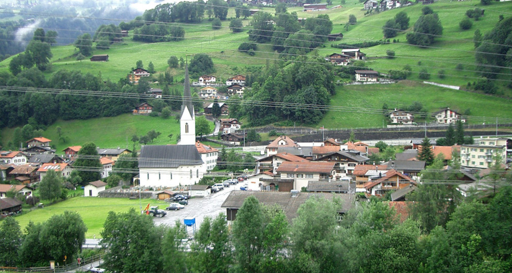 Das Dorf Küblis