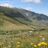 Aussicht von Milez ins Tal
