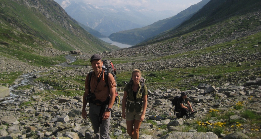 Ein Blick zurück Richtung Stausee