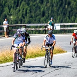 Partecipante all'Alpine Challenge al Passo dello Spluga.