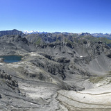 Die Fuorcla Val Sassa bietet einen wunderbaren Blick zum Lai da Müschauns und zur Berninagruppe.