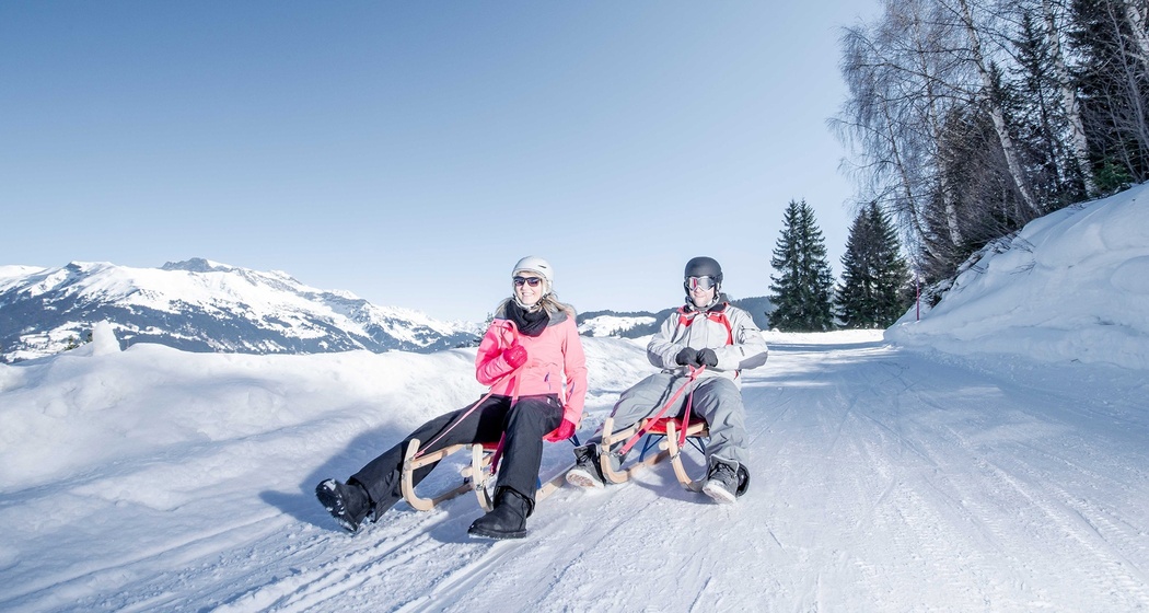 Mit 12 Kilometern der schweizweit längste Schlittelweg