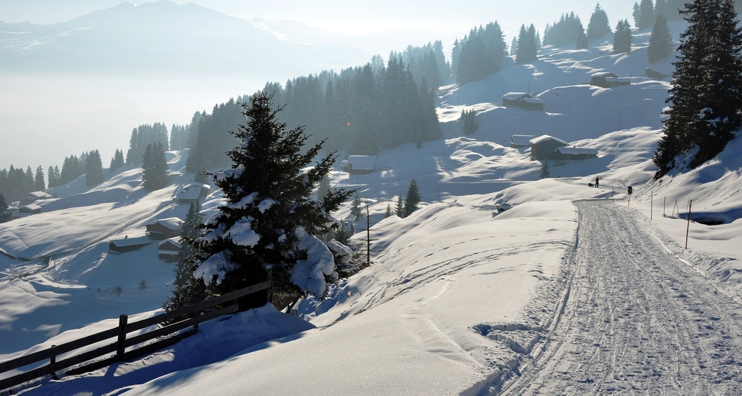 Unterwegs zwischen St. Antönien und Pany