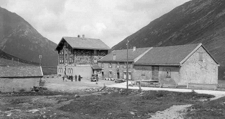 Das alte Hospiz musste der Staumauer weichen