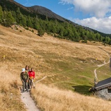 La cabane sur l'Alp la Schera sert de logement aux gardes du parc.