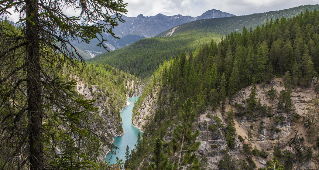 Das Ausgleichsbecken Ova Spin erinnert an einen Fiord.