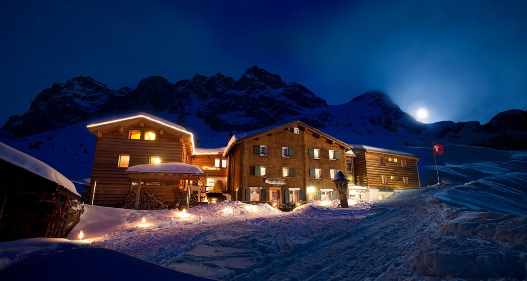 Berghaus Sulzfluh: Mitten in der Natur.