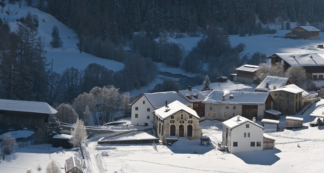 Lavin am Inn im Unterengadin