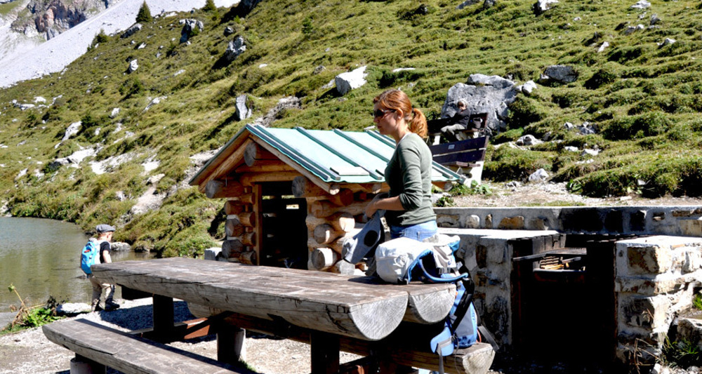 Grillstelle beim Partnunsee