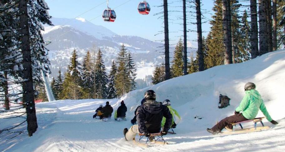 Schlittelpiste Scharmoin-Canols