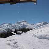 Parti da Milez con il Piz Cavradi