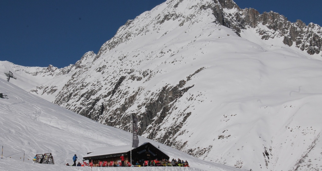 Hütte Las Palas im Winter